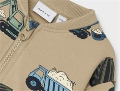 Name It weathered teak maskiner sweat cardigan